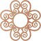 Ekena Millwork Cohen Wood Fretwork Pierced Ceiling Medallion, Cherry, 38"OD x 13"ID x 1/4"T CMWP38X38X0250COCH - alternate 5